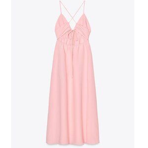 FLOWY MIDI DRESS